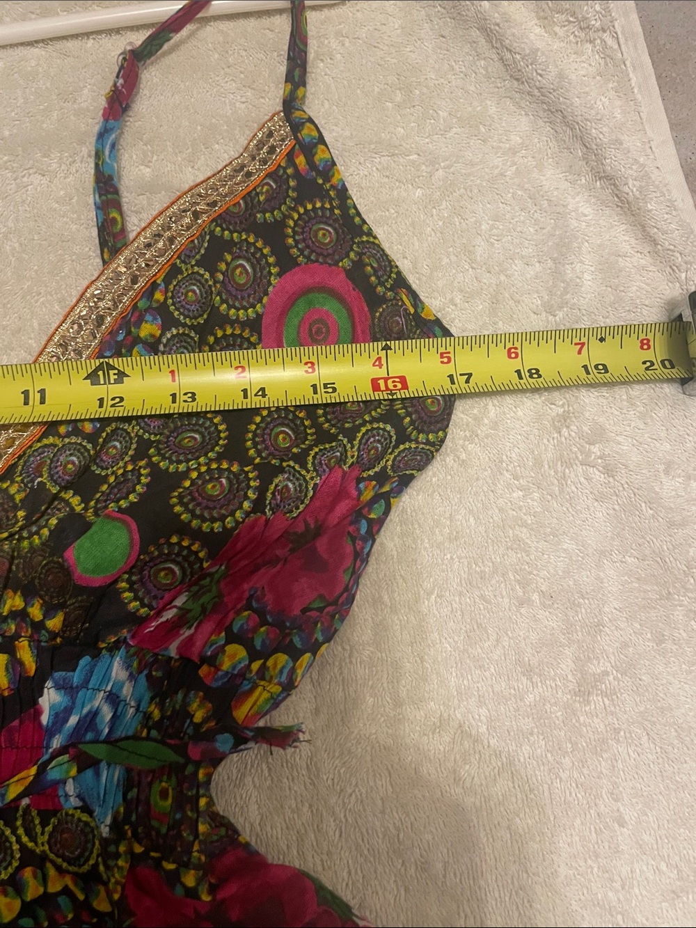 NWT Junglee Billee Vibrant Multicolor Floral Boho Dress - Picture 5 of 7
